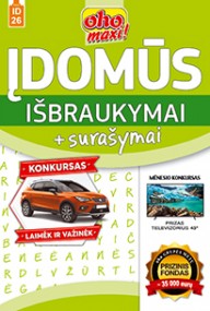 ID26 oho maxi! Įdomūs išbraukymai + surašymai 2025 Sausis Nr. 1 virselis